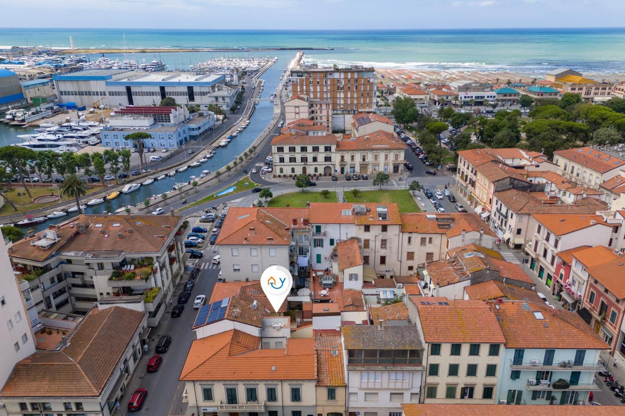 La Suite 2 Ondina Viareggio 200M From Sea - Happy Rentals Buitenkant foto
